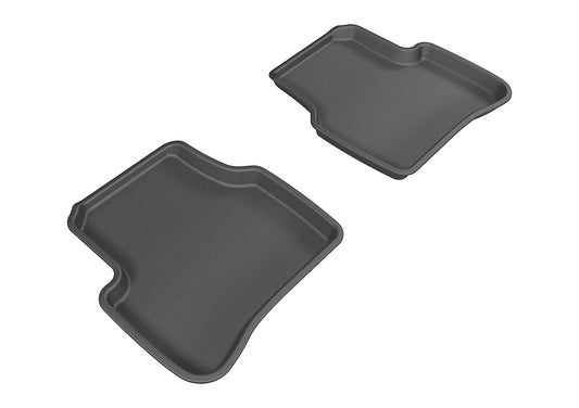 All-Weather Custom-Fit Floor Mats for Volkswagen Passat 2006-2010 with Non-Slip Backing - Black - 2nd Row