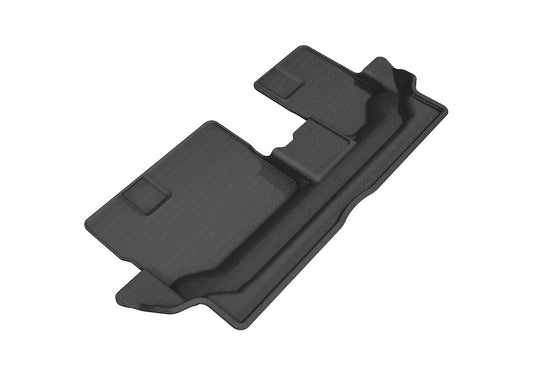 All-Weather Custom-Fit Floor Mats for Volkswagen Tiguan 2018-2024 with Non-Slip Backing - Black - 3rd Row