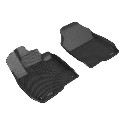 All-Weather Custom-Fit Floor Mats For Honda Hr-V 2023-2026 With Non-Slip Backing - Black - 1St Row