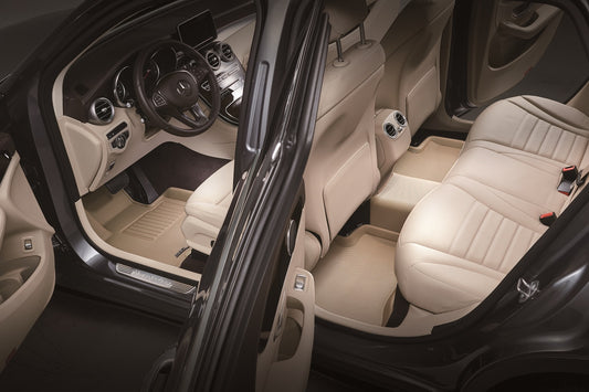 All-Weather Custom-Fit Floor Mats for Subaru Ascent 2019-2025 with Non-Slip Backing - Black - 3rd Row