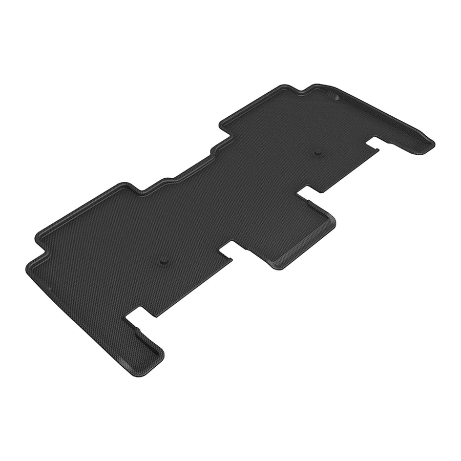 All-Weather Custom-Fit Floor Mats for Kia Ev9 6-Seat 2024-2025 with Non-Slip Backing - Black - 2nd Row