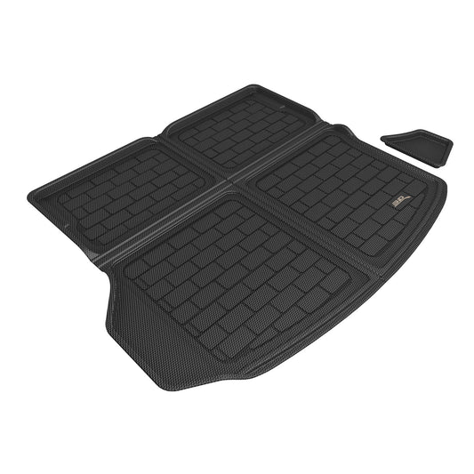 All-Weather Custom-Fit Floor Mats for Chevrolet Equinox Ev 2024-2025 with Non-Slip Backing - Black - Cargo Liner