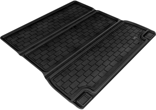All-Weather Custom-Fit Floor Mats for Toyota Sequoia 2008-2022 with Non-Slip Backing - Black - Cargo Liner