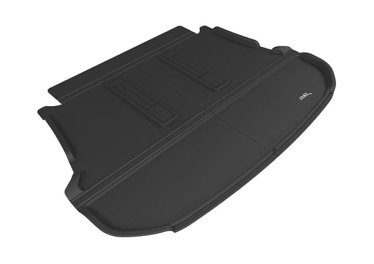 All-Weather Custom-Fit Floor Mats for Toyota Fortuner 2015-2022 with Non-Slip Backing - Black - Cargo Liner
