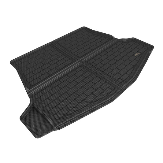 All-Weather Custom-Fit Floor Mats For Toyota Bz4X 2023-2025 / Subaru Solterra 2023-2025 Cargo With Non-Slip Backing - Black - Cargo Liner