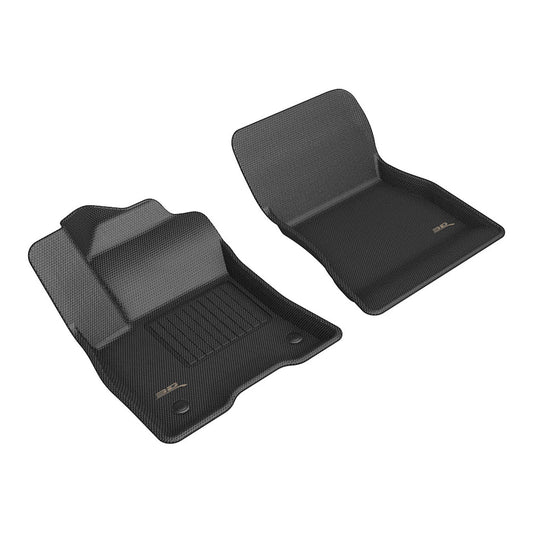 All-Weather Custom-Fit Floor Mats For Mercedes-Benz Eqb 2022-2025 With Non-Slip Backing - Black - 1St Row