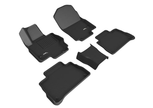 All-Weather Custom-Fit Floor Mats for Mercedes-Benz Gle Coupe 2021-2025 with Non-Slip Backing - Black - 1st Row 2nd Row