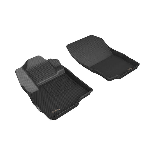 All-Weather Custom-Fit Floor Mats For Mitsubishi Eclipse Cross 2018-2025 With Non-Slip Backing - Black - 1St Row