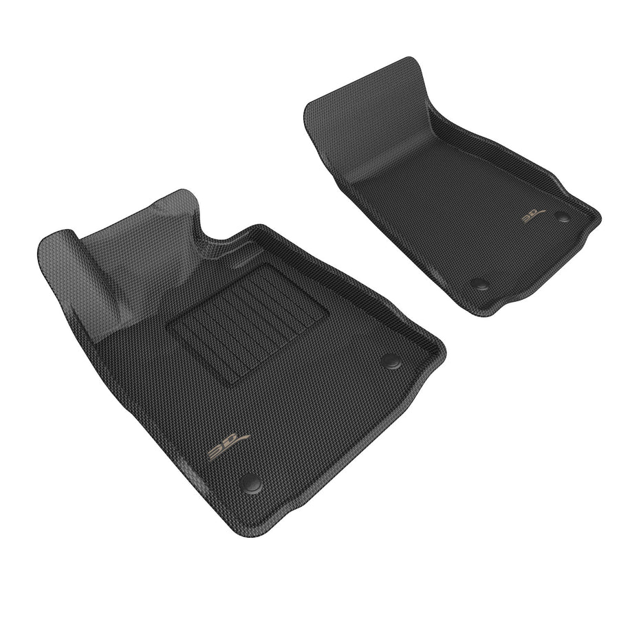 All-Weather Custom-Fit Floor Mats For Nissan Z 2023-2025 With Non-Slip Backing - Black - 1St Row