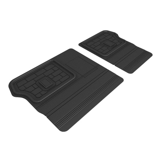 All-Weather Custom-Fit Floor Mats For Kia Ev6 2022-2025 / Kia Ev6 Gt 2023-2025 Seatback Protector With Non-Slip Backing - Black - Seatback Protector