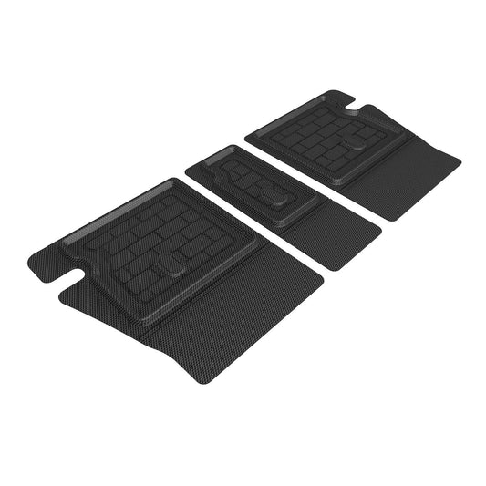 All-Weather Custom-Fit Floor Mats for Mercedes-Benz Glc 2023-2025 with Non-Slip Backing - Black - Seatback Protector