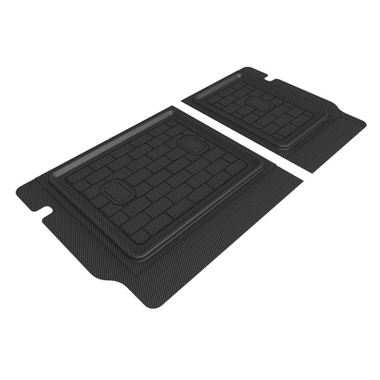 All-Weather Custom-Fit Floor Mats for Mazda Cx-50 2023-2025 with Non-Slip Backing - Black - Seatback Protector