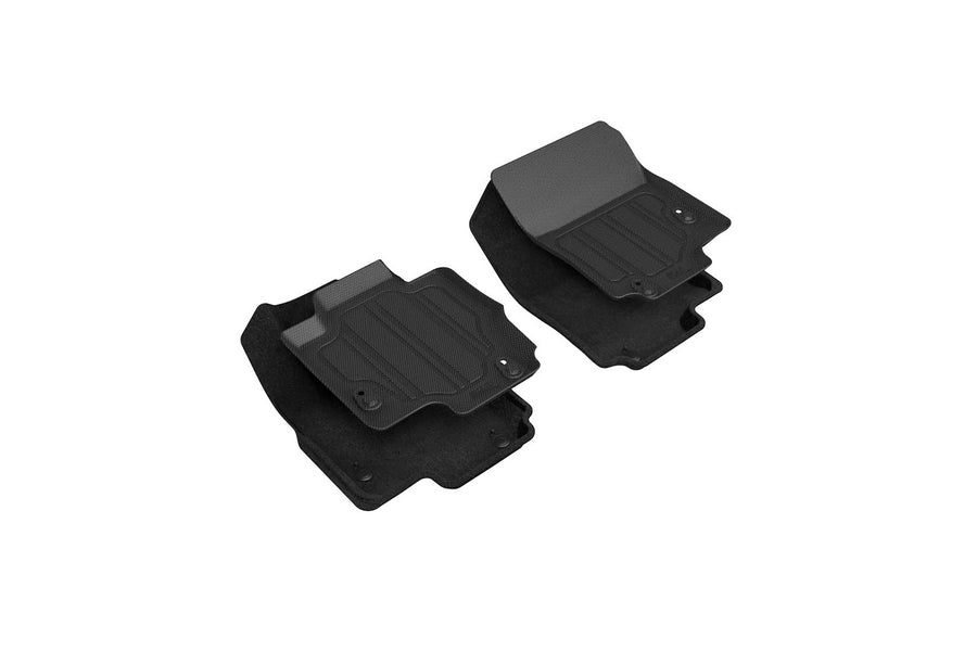 All-Weather Custom-Fit Floor Mats for Mercedes-Benz Gle-Class / Gls-Class 2020-2024 with Non-Slip Backing - Black - 1st Row