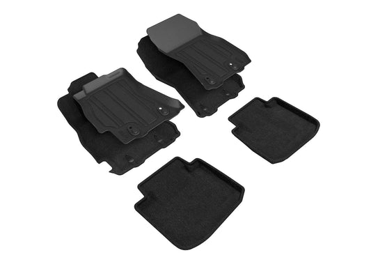 All-Weather Custom-Fit Floor Mats for Subaru Legacy/ Outback 2015-2019 with Non-Slip Backing - Black - 1st Row 2nd Row