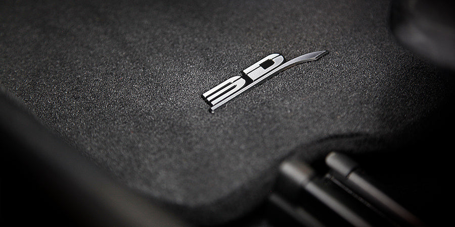 All-Weather Custom-Fit Floor Mats for Mercedes-Benz Ml-Class (W166) 2012-2015 with Non-Slip Backing - Black - 1st Row 2nd Row