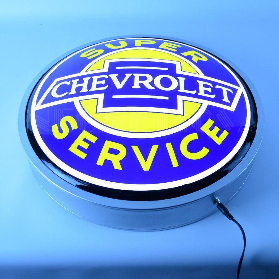 Super Chevrolet Service Backlit LED Sign (15