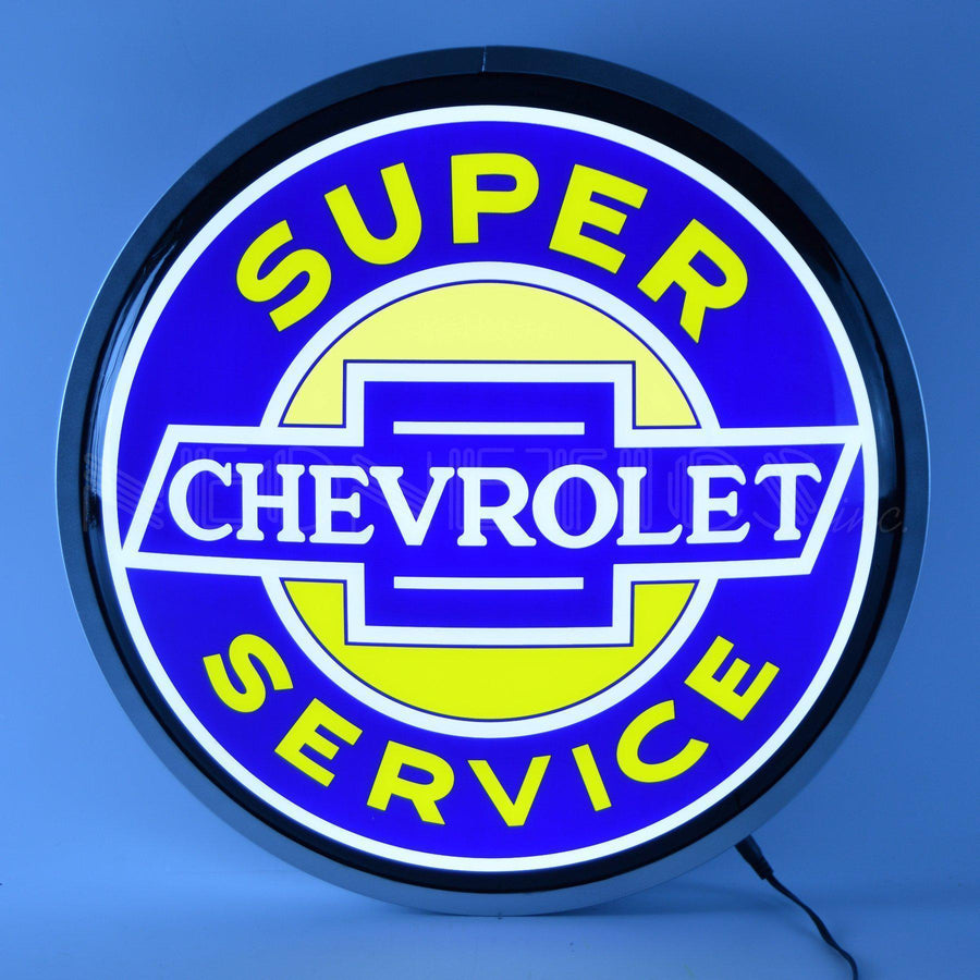 Super Chevrolet Service Backlit LED Sign (15