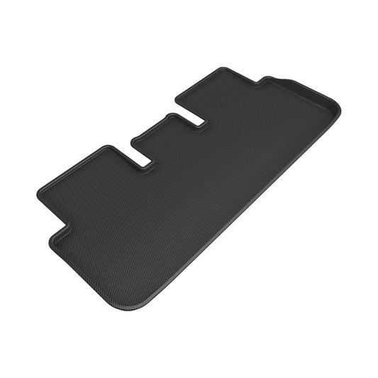 All-Weather Custom-Fit Floor Mats for Tesla Model S 2021-2025 with Non-Slip Backing - Black - 2nd Row