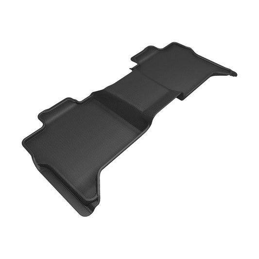 All-Weather Custom-Fit Floor Mats For Toyota Tundra Crewmax 2022-2026 With Non-Slip Backing - Black - 2Nd Row