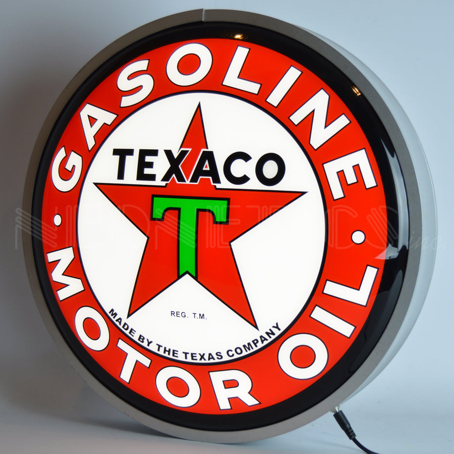 Texaco Motor Oil Backlit LED Sign (15