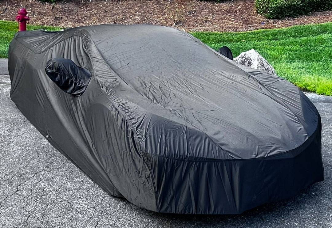 Classic Mini Soft Fleece Indoor Car Cover With Logo (1959-2000) – Red