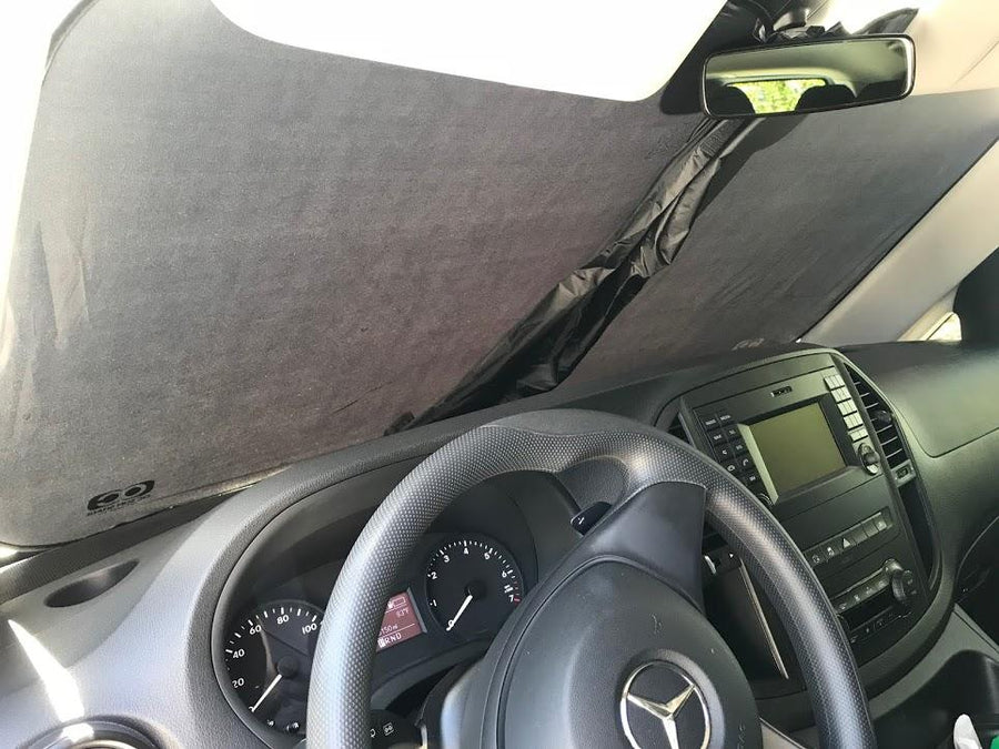  OC Sun Shade Inside Mercedes Van
